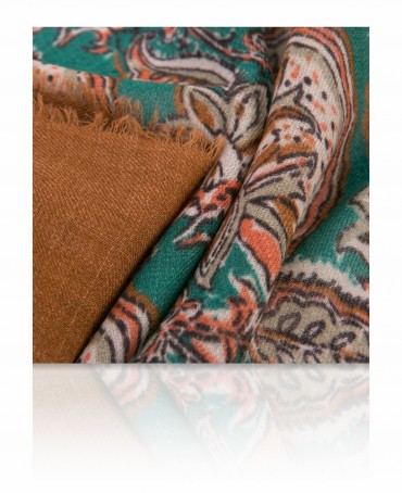 Палантин Унисекс W70.TW4-SK29/GREEN.RED